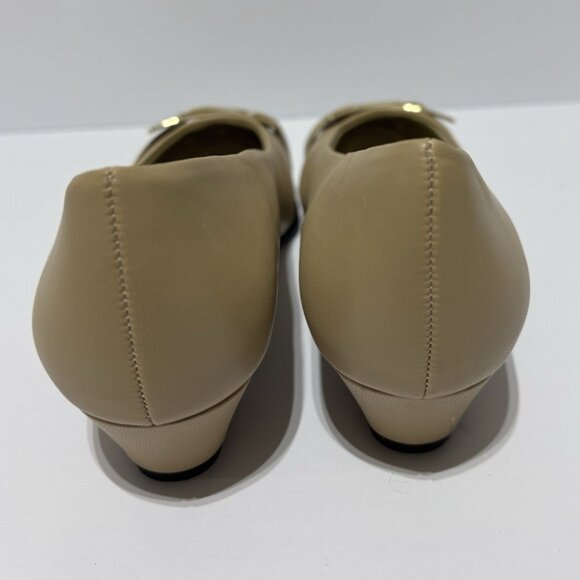 Soft Style Women’s Pleats Be With You Block Heel Pumps, Size 8 M - Picture 4 of 7